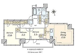 間取図画像 3LDK