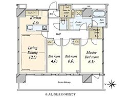 間取図画像 3LDK