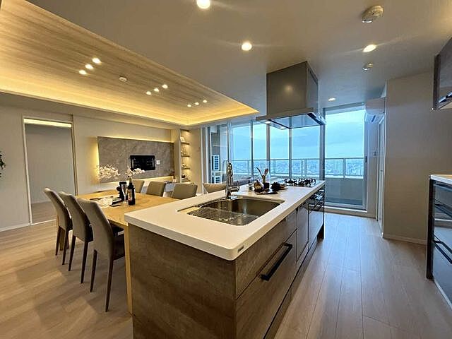 リビング/ダイニング パークタワー東京フロント 23階/-