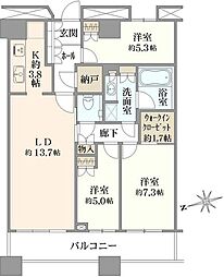 間取図画像 3SLDK