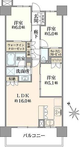 間取り リビオシティ南砂町ステーションサイト 7階/-