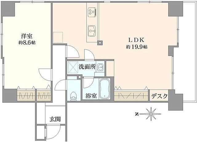 間取り ラ・メールパレ西荻 3階/-