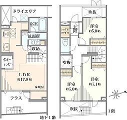 LAYERSHOUSE杉並善福寺川公園 3LDKの間取図画像