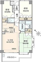 間取図画像 3LDK