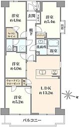 グランドメゾン錦糸町 4LDKの間取図画像