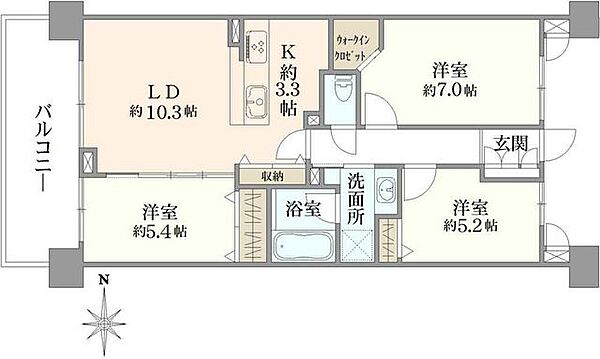 間取りを拡大表示