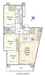 間取図画像 3LDK