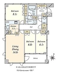 間取図画像 3LDK