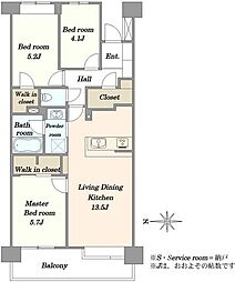 間取図画像 3LDK