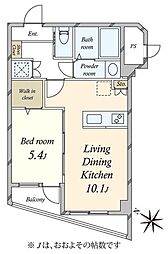間取図画像 1LDK