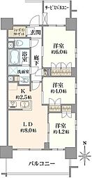 レーベン立石DUNAMIS 3LDKの間取図画像