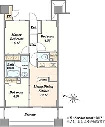 間取図画像 3LDK