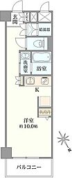 吉祥寺ビューハイツ ワンルームの間取図画像