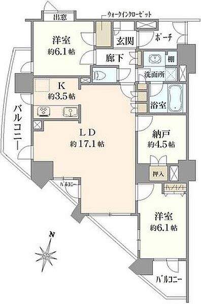 間取りを拡大表示