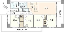 吉祥寺レジデンシア 4LDKの間取図画像
