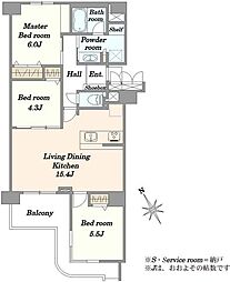 間取図画像 3LDK
