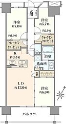 タイムズアリーナ千葉中央アクティタワー 3LDKの間取図画像