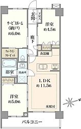 間取図画像 2SLDK