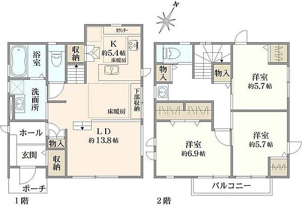 間取りを拡大表示