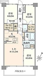間取図画像 3LDK
