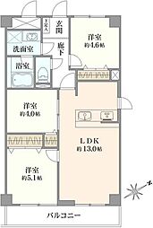 ニュー池田町ハイツ 3LDKの間取り