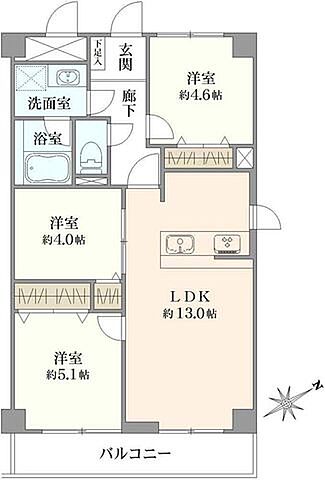 間取り ニュー池田町ハイツ 4階/-