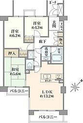 バームステージ町田中町 3LDKの間取図画像