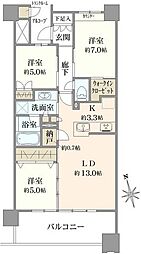 間取図画像 3LDK