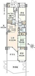 コスモヒルズ横浜WEST 3SLDKの間取図画像