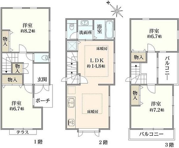 間取りを拡大表示