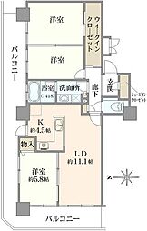 間取図画像 3LDK