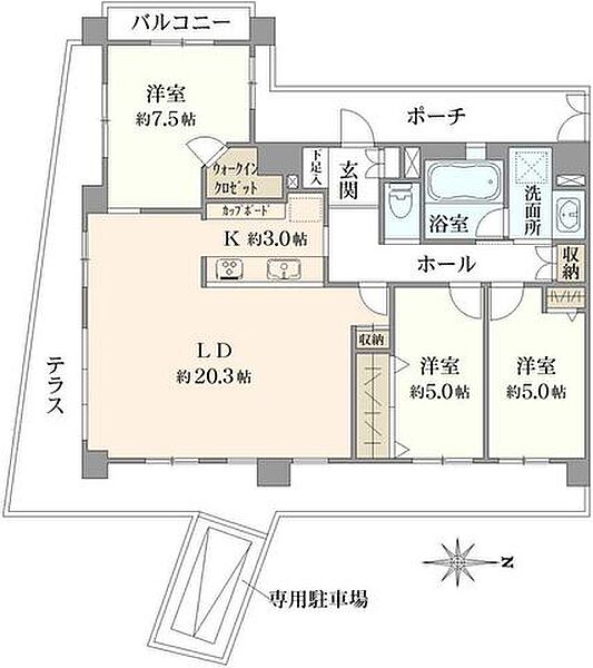 間取りを拡大表示