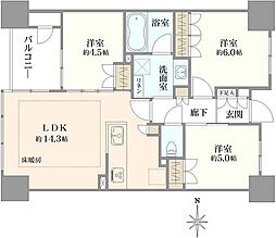 間取図画像 3LDK