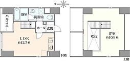 オルフェア5番館 1LDKの間取図画像