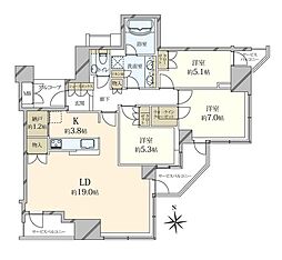 間取図画像 3SLDK