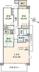 間取図画像 3SLDK
