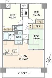 間取図画像 3LDK