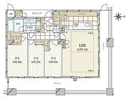 間取図画像 3LDK