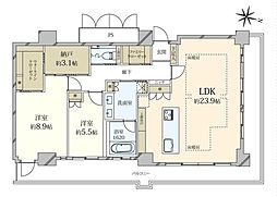 間取図画像 2SLDK