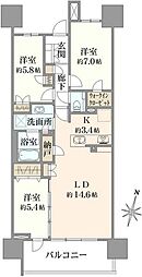 間取図画像 3LDK