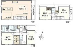 足立区佐野2丁目新築戸建て 4号棟