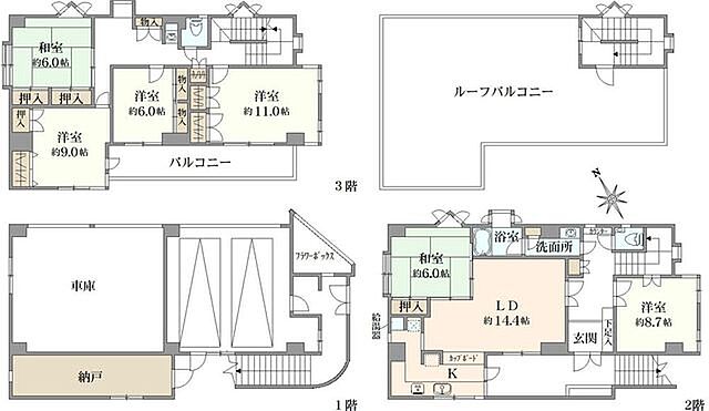 間取り 足立区栗原2丁目