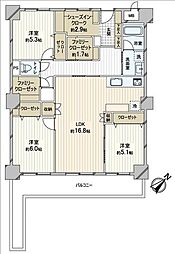 間取図画像 3LDK