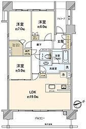 間取図画像 3LDK