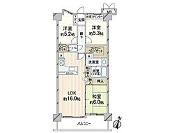 間取図画像 3LDK