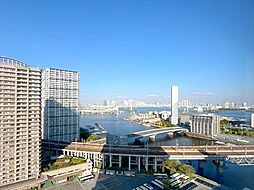 22階共用廊下からの眺望