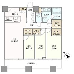 間取図画像 3LDK