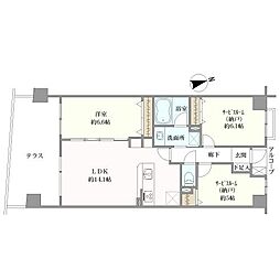 間取図画像 1SLDK