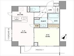 LINXAVENIR 1LDKの間取図画像