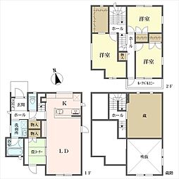 小田急多摩線 栗平駅 徒歩22分 4LDKの間取り